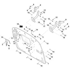 Viking MT6112.1 C - Back Panel - Parts Diagram