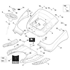 Viking MT6127.0 KL - Cover - Parts Diagram