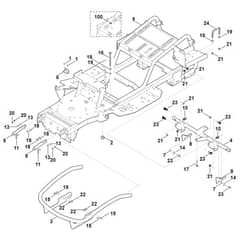 Viking MT6127.0 KL - Frame - Parts Diagram