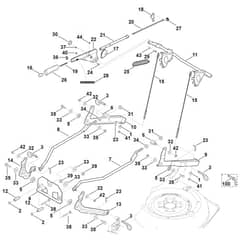Viking MT6127.0 KL - Height Adjustment - Parts Diagram