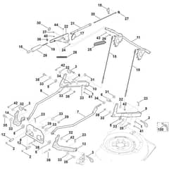 Viking MT6127.0 ZL - Height Adjustment - Parts Diagram