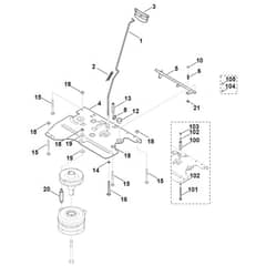 Viking MT6127.0 ZL - Parking Brake - Parts Diagram