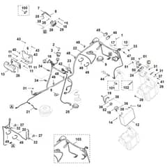 Viking MT6127.1 ZL - Electric Equipment - Parts Diagram