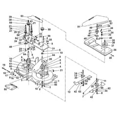 Viking MT640 (1996) - Mowing Deck - Parts Diagram