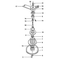 Viking MT640 (1997) - Clutch - Parts Diagram