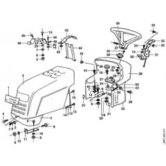 Viking MT640 (1997) - Dashboard - Parts Diagram