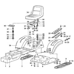 Viking MT640 (1997) - Hood Assy. - Parts Diagram
