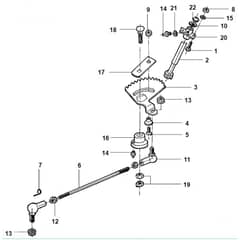 Viking MT640 (1997) - Steering - Parts Diagram