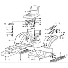 Viking MT680 - Hood Assy. - Parts Diagram