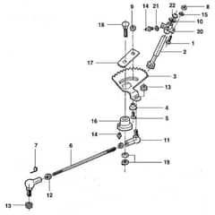 Viking MT680 - Steering - Parts Diagram