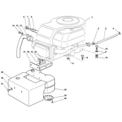 Viking MT740 - Engine - Parts Diagram