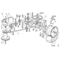 Viking MT740 - Gear Head - Parts Diagram