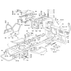 Viking MT745 - Frame - Parts Diagram