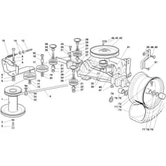 Viking MT745 - Gear Head - Parts Diagram