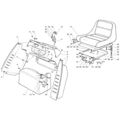 Viking MT780 (1999) - Body, Seat - Parts Diagram