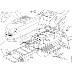 Viking MT780 (1999) - Frame, Body - Parts Diagram