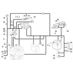 Viking MT780 - Electric Equipment - Parts Diagram