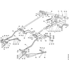 Viking MT780 - Height Adjustment - Parts Diagram