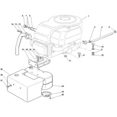 Viking MT780 - Motor 15,5 Hp - Parts Diagram
