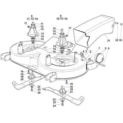 Viking MT780 - Mowing Deck - 2 - Parts Diagram