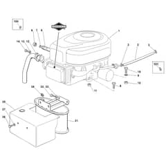 Viking MT785 - Engine - Parts Diagram