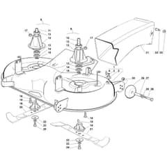 Viking MT785 - Mowing Deck - 2 - Parts Diagram