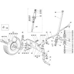 Viking MT785 S - Steering - Parts Diagram