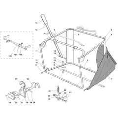 Viking MT795 - Grass Catcher Bag - Parts Diagram