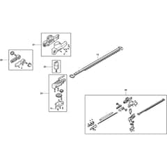 MT 100e - 2025 - 271720008/ST1 - Stiga Brushcutter Pole Hedge Trimmer Diagram
