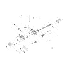 MT 2100 E - Efco Chainsaw Complete illustrated parts list Diagram
