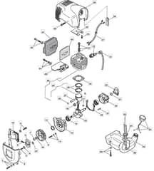 MT 25J - 2006-2007 - 282210103/MO6 - Mountfield Trimmer Engine Diagram