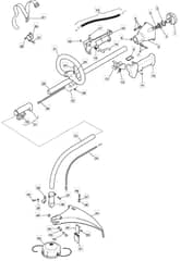 MT 25J - 2006-2007 - 282210103/MO6 - Mountfield Trimmer Main Assembly Diagram