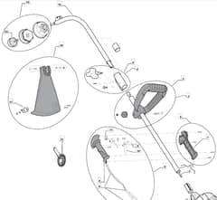 MT 2601 J - 2010 - 281010103/MO9 - Mountfield Trimmer Main Assembly Diagram