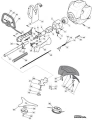 MT 4251 - 2010 - 281210103/MO8 - Mountfield Brushcutter Main Assembly Diagram
