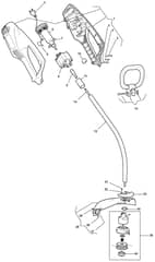 MT 750 - 2008 - 291830013/MO8 - Mountfield Trimmer Main Assembly Diagram