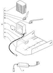 MTF 1100 S - 2018-2019 - 2R2002053/MTF - Mountfield Robot Mower Recharging Base Diagram