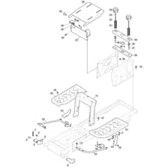 MTF 1430 HD - 2019-2022 - 2T2110283/MTF - Mountfield Ride On Mower Frame Diagram