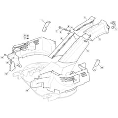 MTF 1430 HD - 2019-2022 - 2T2110283/MTF - Mountfield Ride On Mower Guards Diagram