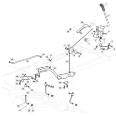 MTF 1430 HD - 2022-2023 - 2T2110483/MTF - Mountfield Ride On Mower Deck Lifting Diagram