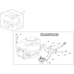 MTF 1430 HD - 2022-2023 - 2T2110483/MTF - Mountfield Ride On Mower Fuel Pump Diagram
