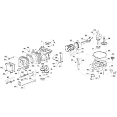 MTF 1430 M - 2019-2023 - 2T2010483/MTF - Mountfield Ride On Mower Engine Cylinder Diagram