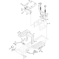 MTF 1430 M - 2019-2023 - 2T2010483/MTF - Mountfield Ride On Mower Frame Diagram