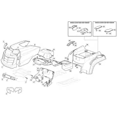 MTF 1538H - 2022-2023 - 2T2620483/MTF - Mountfield Ride On Mower Body Diagram