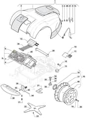 MTF 2000 S - 2018-2019 - 2R2005153/MTF - Mountfield Robot Mower Blade Diagram