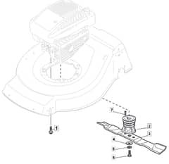 MTF 4820 PD - 2013-2014 - 299482123/MTF - Mountfield Rotary Mower Blade Diagram