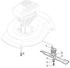 MTF 4820 PD - 2013 - 299486023/MTF - Mountfield Rotary Mower Blade Diagram