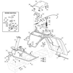 MTF 72 H - 2023 - 2T0210483/M22 - Mountfield Ride On Mower Frame Diagram