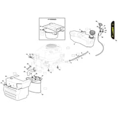 MTF 84 H - 2023 - 2T2105403/CAS - Mountfield Ride On Mower Engine Diagram