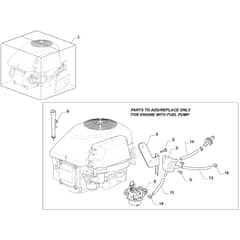MTF 84 H - 2023 - 2T2105403/CAS - Mountfield Ride On Mower Fuel Pump Diagram