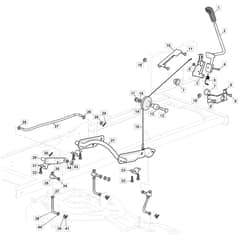 MTF 84 M - 2022-2023 - 2T2005403/CAS - Mountfield Ride On Mower Deck Lifting Diagram